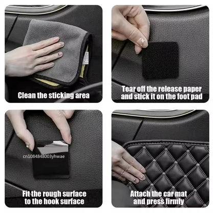 Strong SelfAdhesive Carpet Fixing Pads  DoubleFaced AntiSkid Grip Tape Patches 2