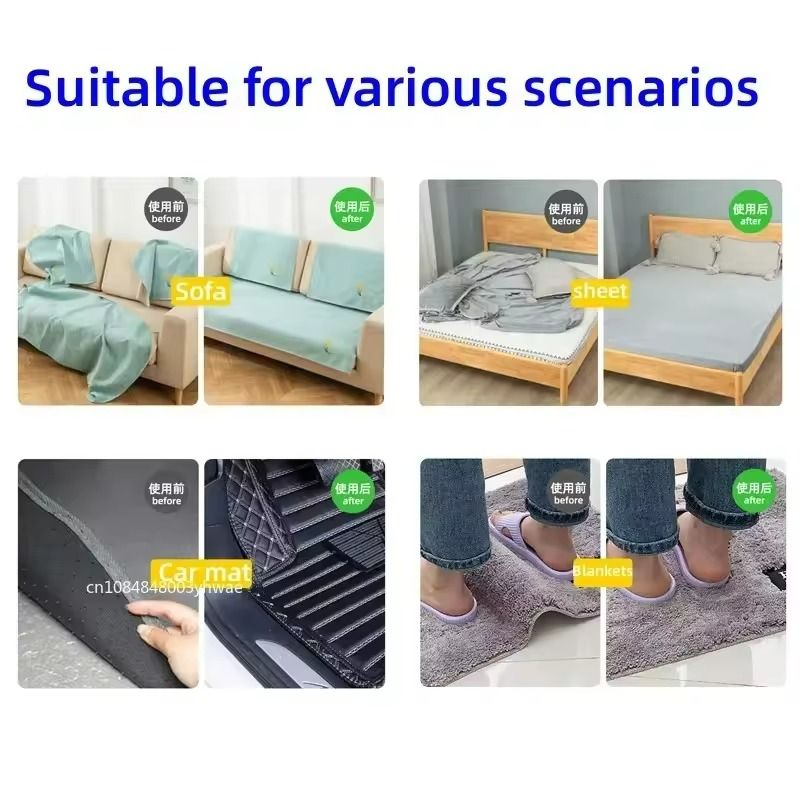 Strong SelfAdhesive Carpet Fixing Pads  DoubleFaced AntiSkid Grip Tape Patches 3