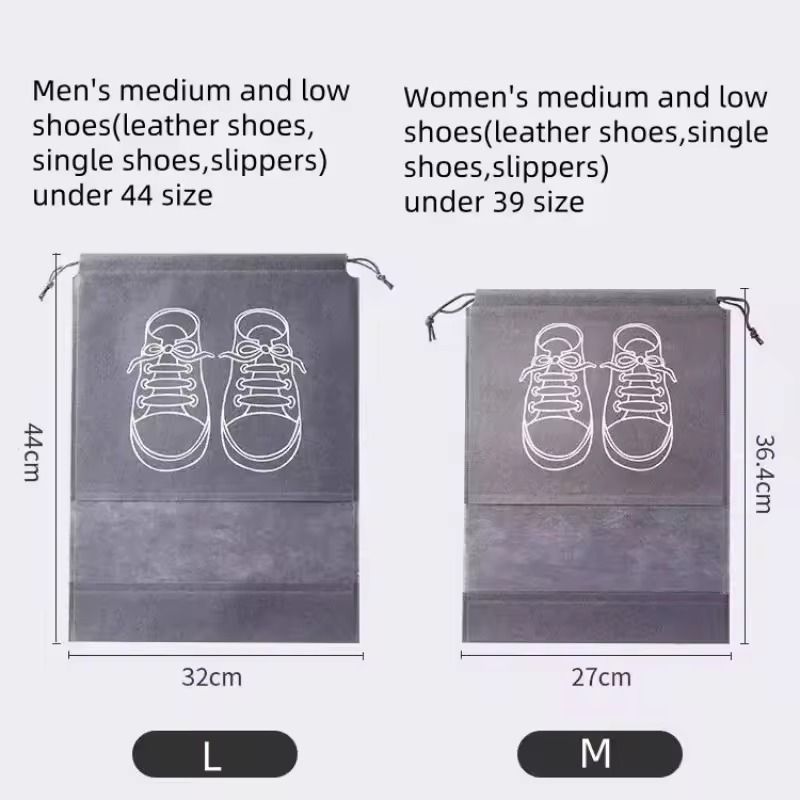 Portable Travel Shoe Bags  Waterproof  Dustproof Shoe Organizer Pouches 135pcs 4
