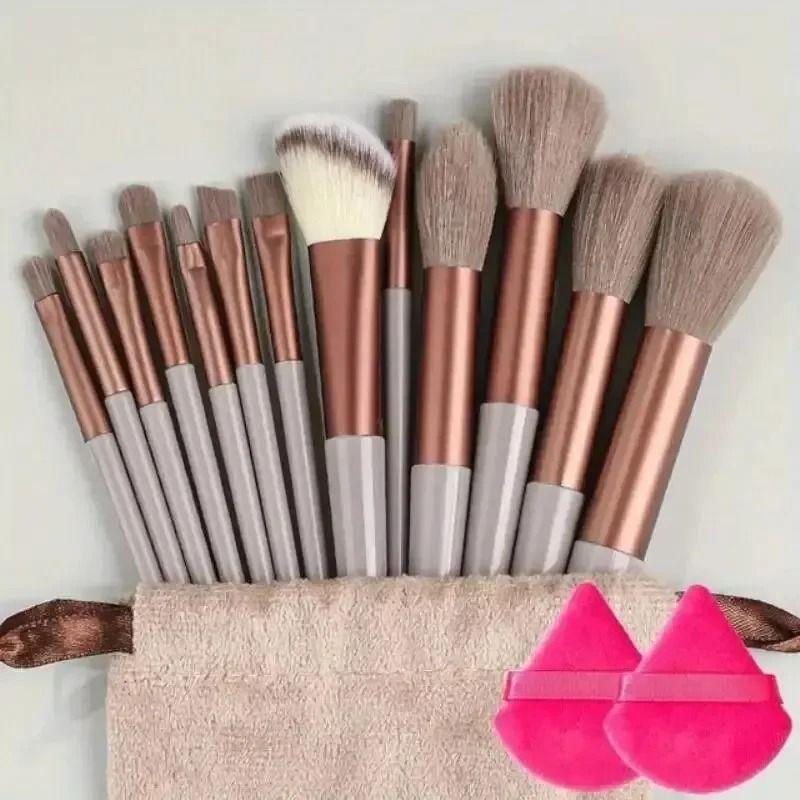 Soft Fluffy Professional Makeup Brush Set For Foundation And Eyeshadow 16
