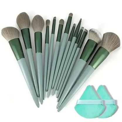 Soft Fluffy Professional Makeup Brush Set For Foundation And Eyeshadow 8