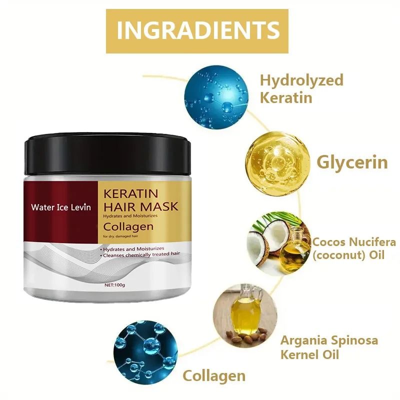 Collagen Keratin Hair Mask For Soft Smooth And Revitalized Hair 1
