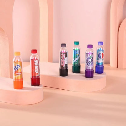 Moisturizing Color Changing Soda Lip Balm Set Cute Kawaii Lip Care Makeup 2
