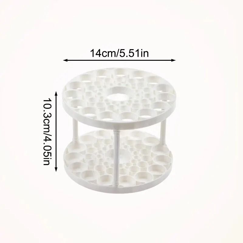 Makeup Brush Storage Rack Desktop Cosmetics Organizer Box 4