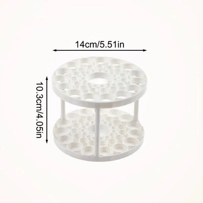 Makeup Brush Storage Rack Desktop Cosmetics Organizer Box 4