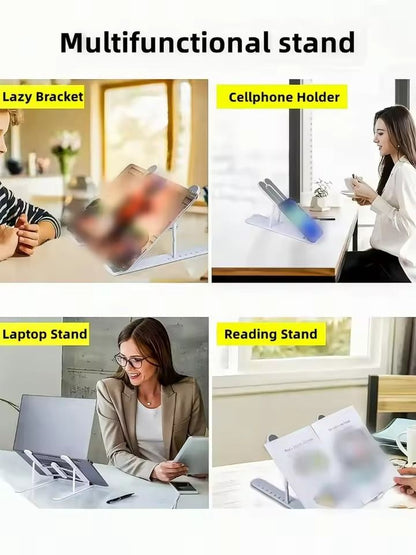 Ergonomic Portable Laptop  Tablet Stand  10Speed Adjustable Foldable Holder 4