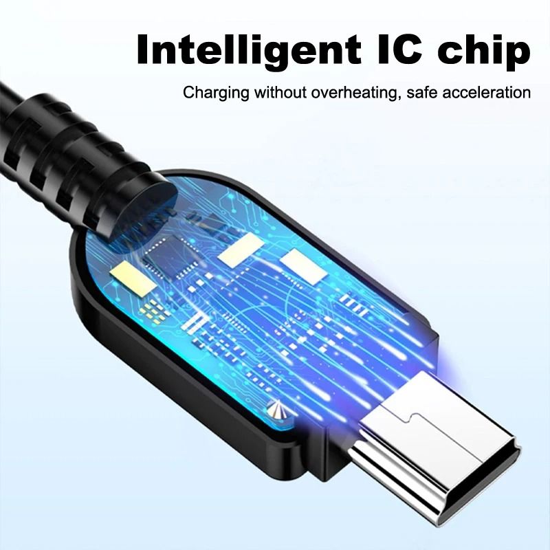 USB Cable 08M Mini USB 5 Pin Data Cable For Cameras Phones And Devices 2