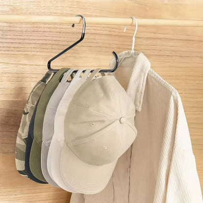 Hanging Baseball Cap Organizer  Portable Metal  Plastic Hat Rack Holder For All Sizes 4