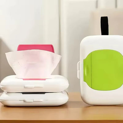 Portable Wet Wipes Dispenser Box  Durable Lightweight Travel  Outdoor Essential 1