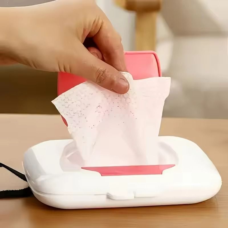Portable Wet Wipes Dispenser Box  Durable Lightweight Travel  Outdoor Essential 5