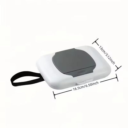 Portable Wet Wipes Dispenser Box  Durable Lightweight Travel  Outdoor Essential 4