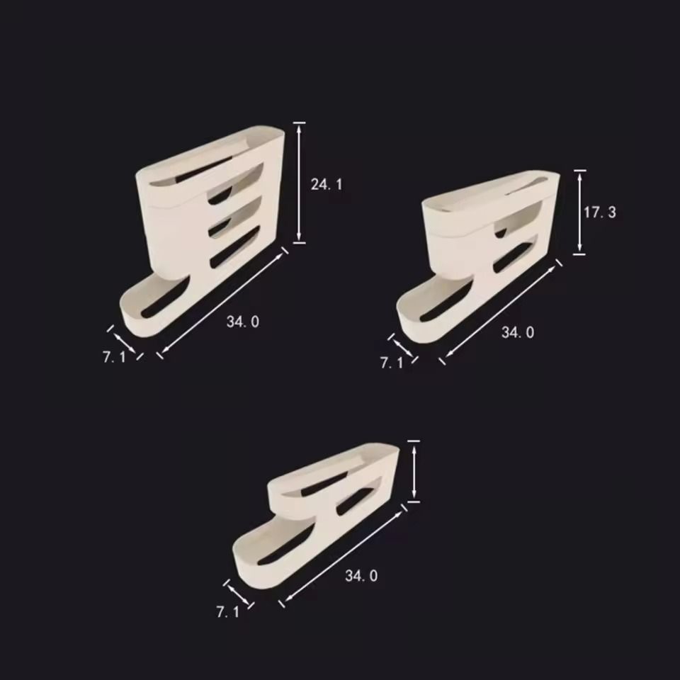 Rolling Egg Storage Holder  FreshKeeping Fridge Door Organizer With Slide Dispenser 5