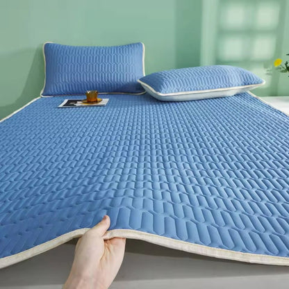 Latex Cooling Mat – Non-Slip Summer Sleeping Pad for Home, Dorm & Student Use (No Pillowcase/Core)