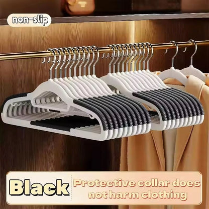10PCS AntiSlip Clothes Hangers  NonMarking Design With Rotating Metal Hook For Home  Dorm 6