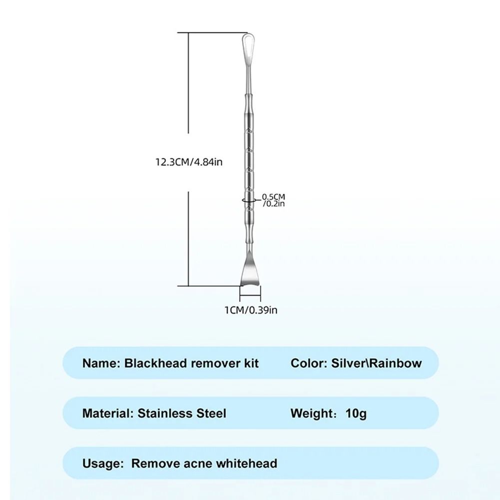 Double Ended Stainless Steel Blackhead And Acne Removal Needle For Facial Cleaning 1