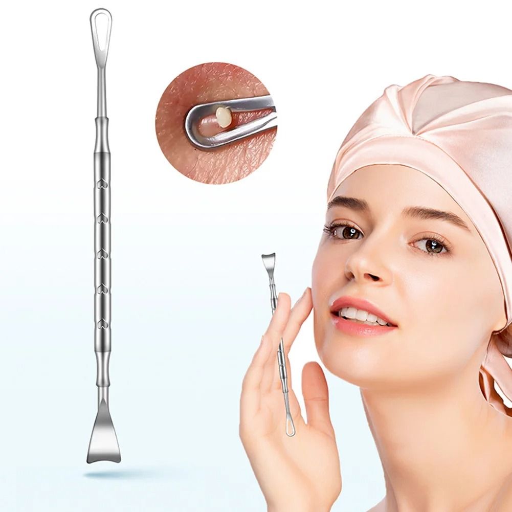 Double Ended Stainless Steel Blackhead And Acne Removal Needle For Facial Cleaning 5