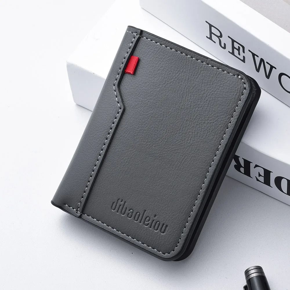Mini PU Leather Credit Card Wallet Holder 5
