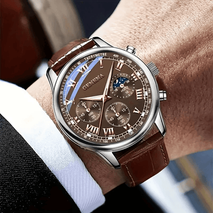 Geneva Elite Quartz Luxury Watch For Men 2