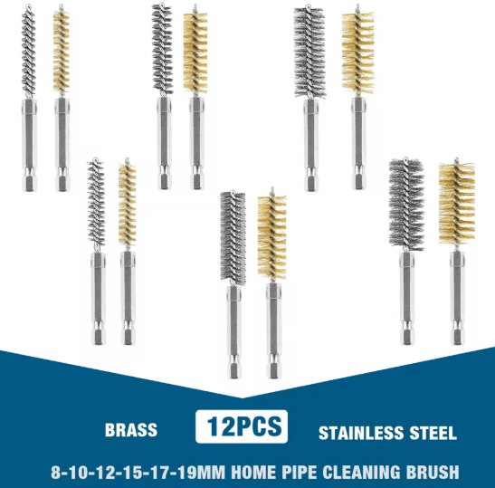 ProSteel Wire Brush Drill Cleaning Set 3