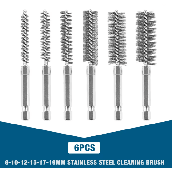 ProSteel Wire Brush Drill Cleaning Set 4