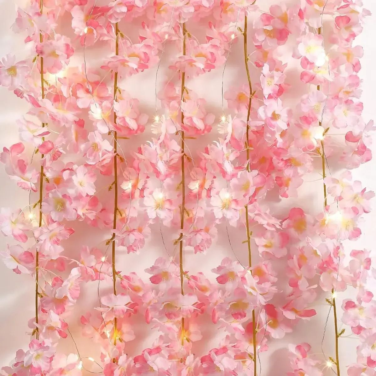Cherry Blossom 2M LED String Light Garland For Bedroom Wedding And Party Decor 3