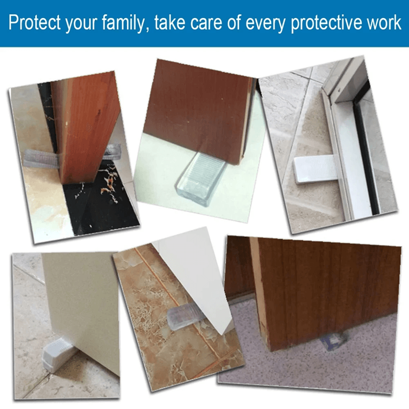 SafeHold Silicone Door Stopper Set 1