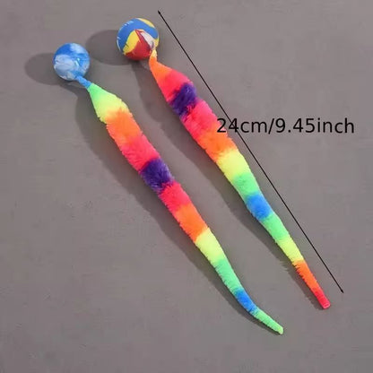 ActiveWriggle Geometric Worm Cat Toy  NoBattery Realistic Wiggling Chase Toy 4