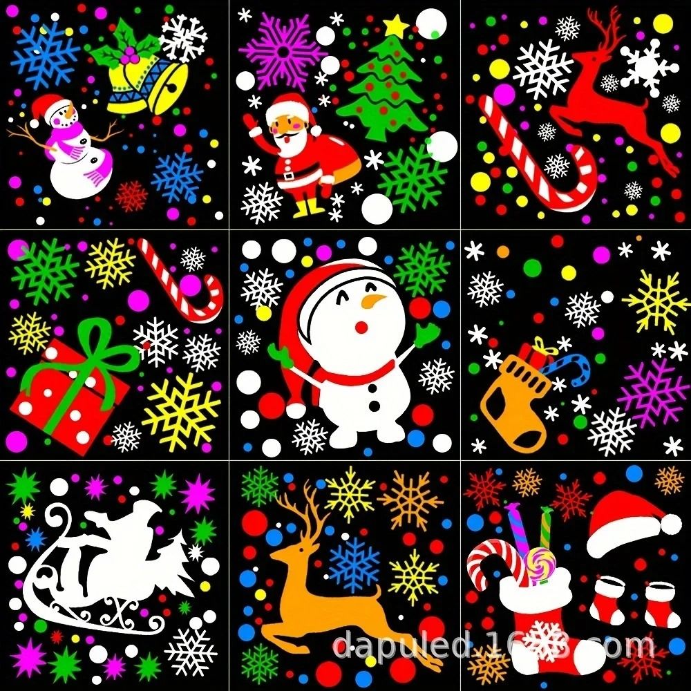 Snowflake Christmas Laser Projector Light With 16 Rotating LED Patterns For Holiday Decoration 3