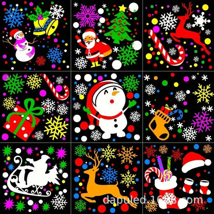 Snowflake Christmas Laser Projector Light With 16 Rotating LED Patterns For Holiday Decoration 3