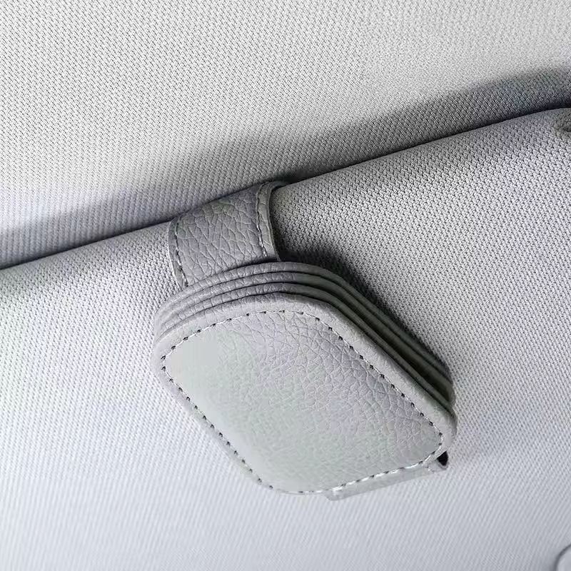 Compact Universal Car Visor Organizer Clip  Easy Sunglasses  Ticket Holder 6