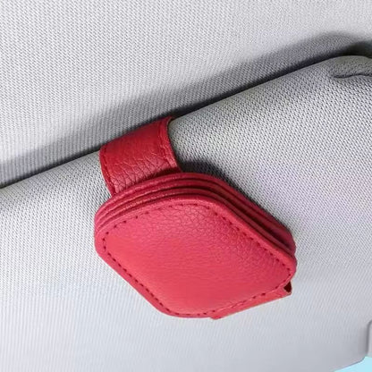 Compact Universal Car Visor Organizer Clip  Easy Sunglasses  Ticket Holder 4