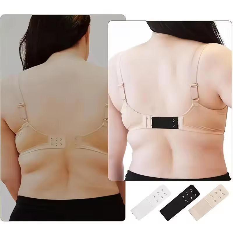 ComfyFit 9Pack Adjustable Soft Bra Extenders  2Hook 3Row Band Extender Set 3