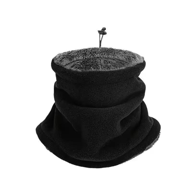 Mens Thermal Knit Neck Gaiter  Breathable Windproof Fleece Lined Outdoor Warmer 1