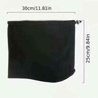 Mens Thermal Knit Neck Gaiter  Breathable Windproof Fleece Lined Outdoor Warmer 5