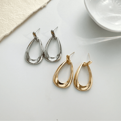 ParisLuxe Geometric Drop Earrings
