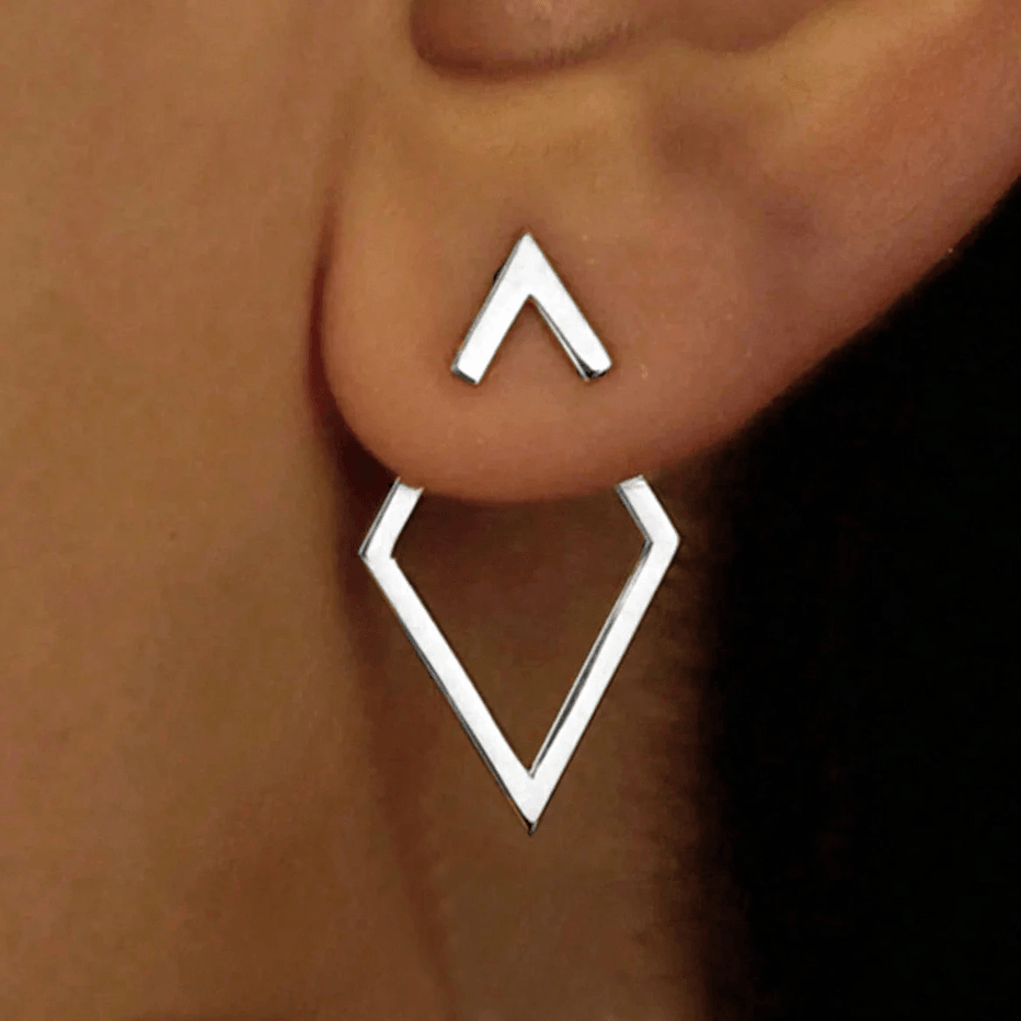 ParisLuxe Geometric Drop Earrings 6