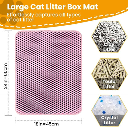 Waterproof Non Slip Cat Litter Mat 1