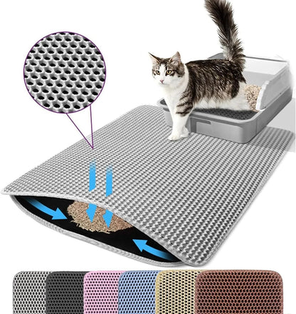 Waterproof Non Slip Cat Litter Mat 11