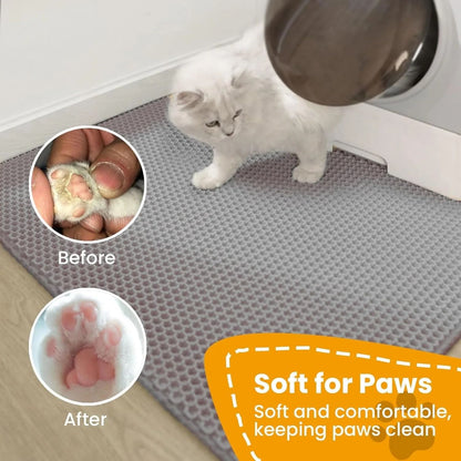 Waterproof Non Slip Cat Litter Mat 5