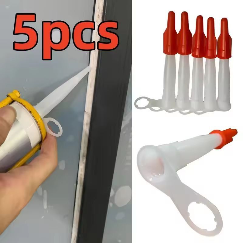 Caulk Saver Pro Nozzle Cap  Reusable Sealant  Adhesive Preserver 5