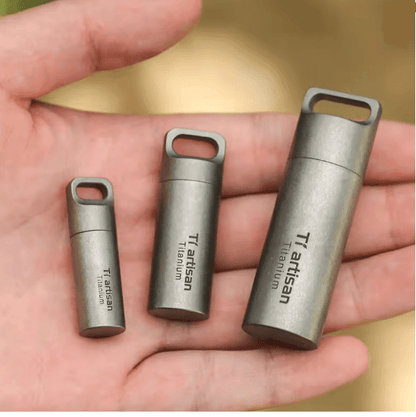 TitanCarry Mini Titanium Pill Container 7