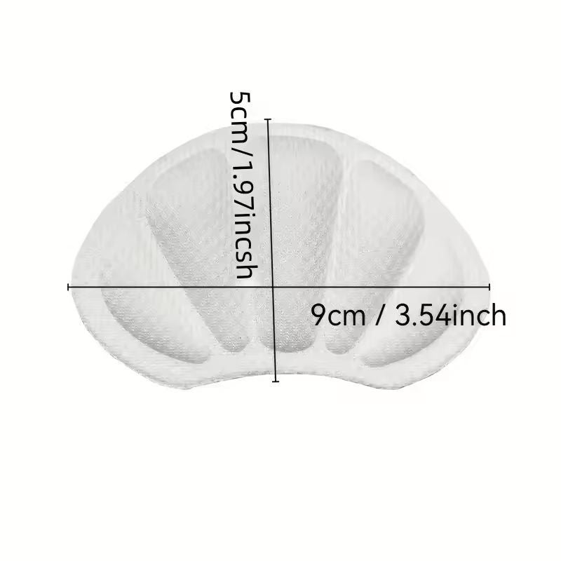 SecureStep 8-Pack Self-Adhesive Heel Pads – Anti-Slip Cushions to Prevent Heel Slipping & Blisters
