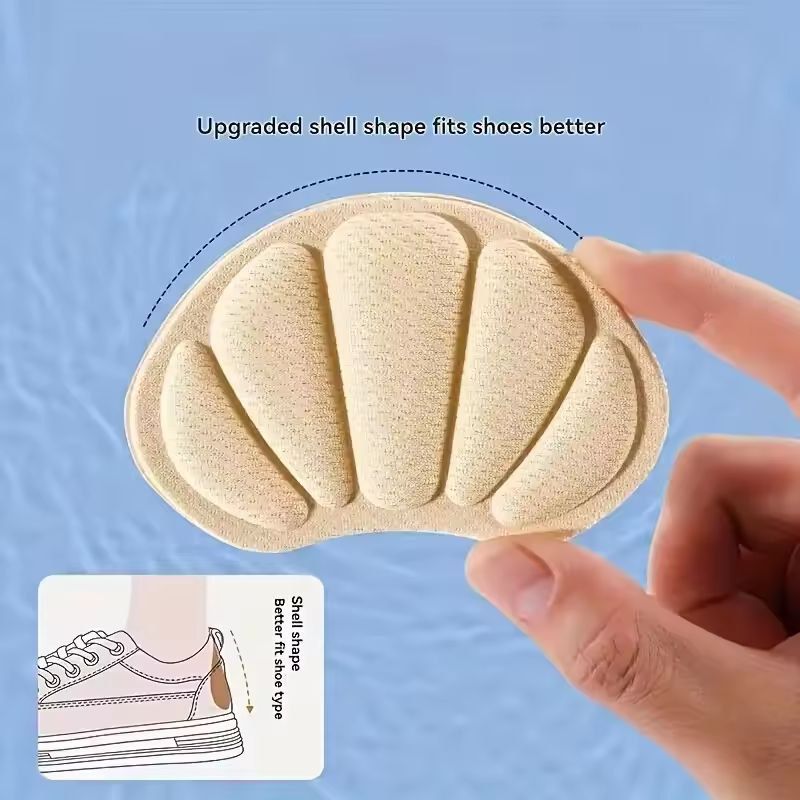 SecureStep 8Pack SelfAdhesive Heel Pads  AntiSlip Cushions To Prevent Heel Slipping  Blisters 1