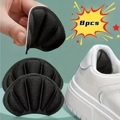SecureStep 8Pack SelfAdhesive Heel Pads  AntiSlip Cushions To Prevent Heel Slipping  Blisters 4