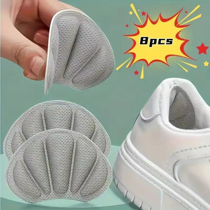 SecureStep 8Pack SelfAdhesive Heel Pads  AntiSlip Cushions To Prevent Heel Slipping  Blisters 6