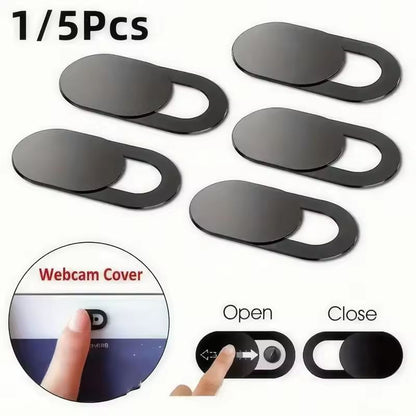 5-Pack Ultra-Slim Camera Privacy Cover – One-Touch Slide for Laptop, Phone & Tablet
