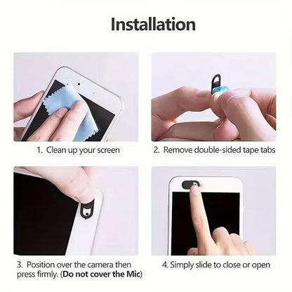 5Pack UltraSlim Camera Privacy Cover  OneTouch Slide For Laptop Phone  Tablet 2