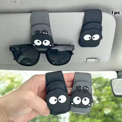 Car Eyewear Keeper – Cute Elf-Clip Universal Sunglass Holder for Car