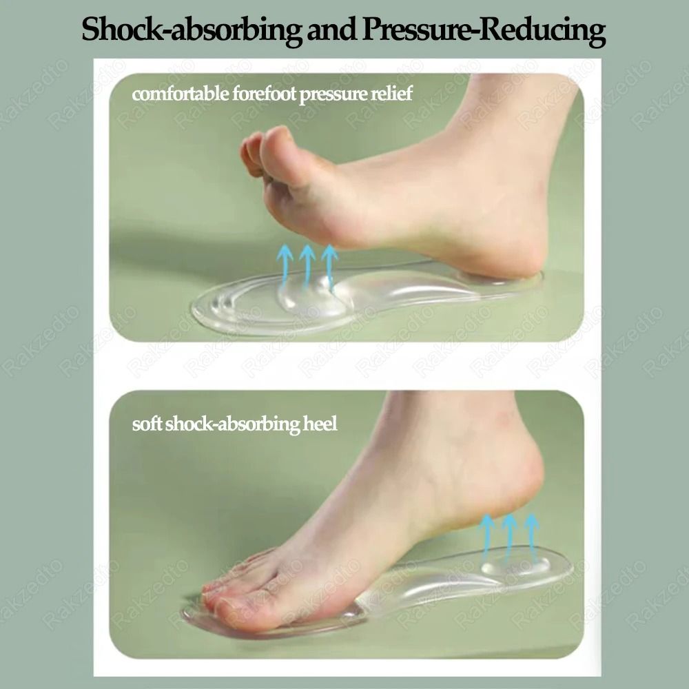 Medical Silicone Orthopedic Arch Support Insoles For Flat Feet And Plantar Fasciitis Relief 4