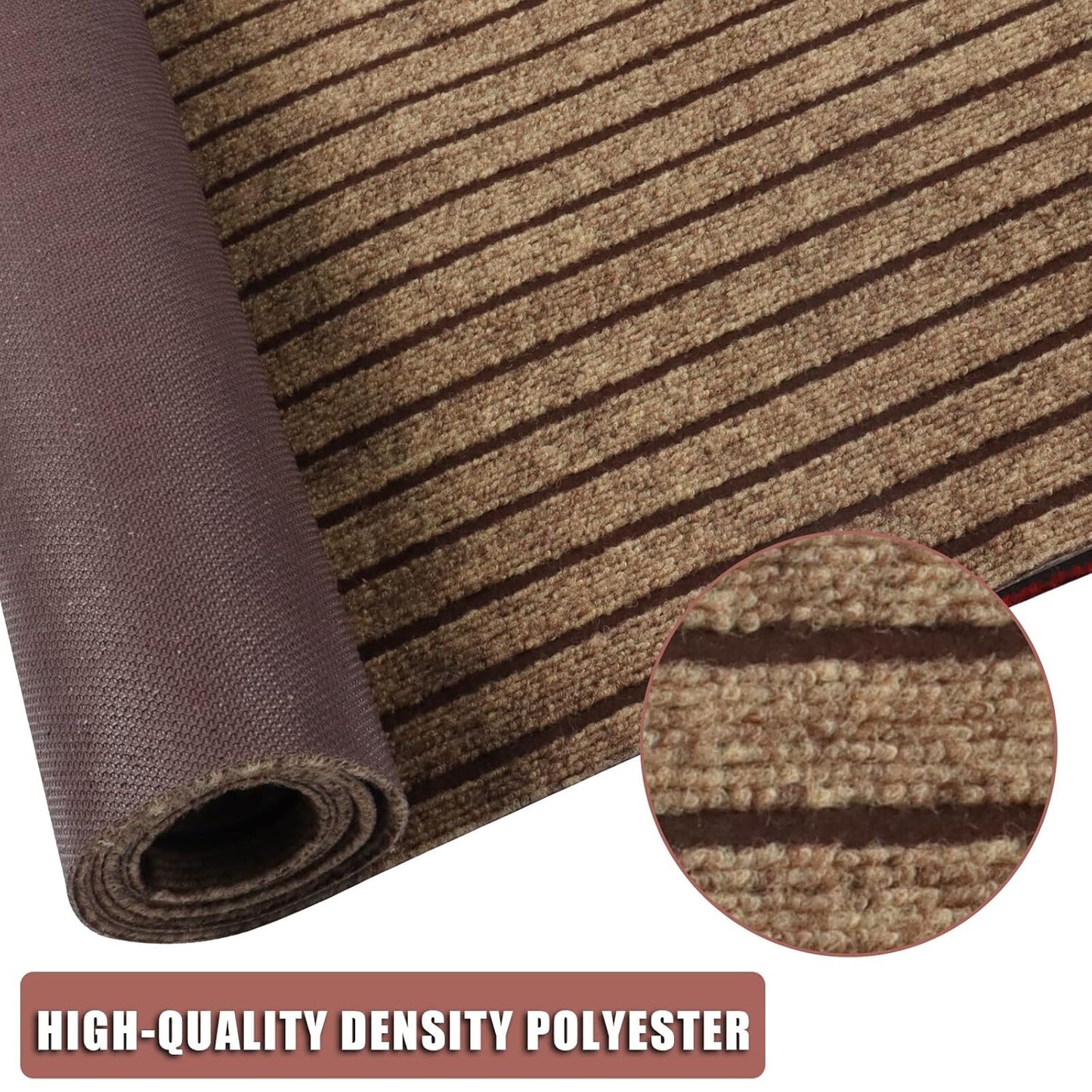 Household Striped Carpet Door Mat NonSlip Waterproof Kitchen Floor Mat Easy To Clean And Customisat